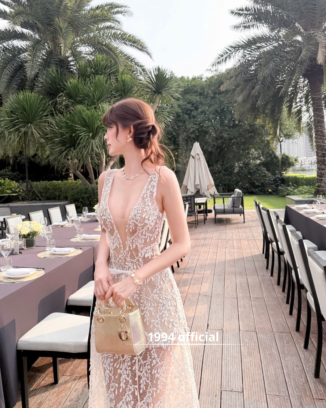 Pearl Ivory Lace Dress