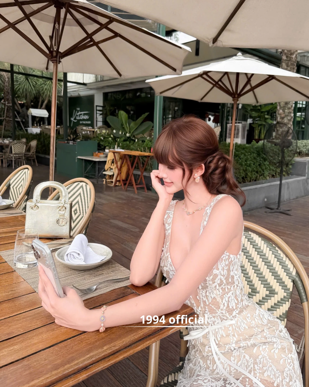 Pearl Ivory Lace Dress