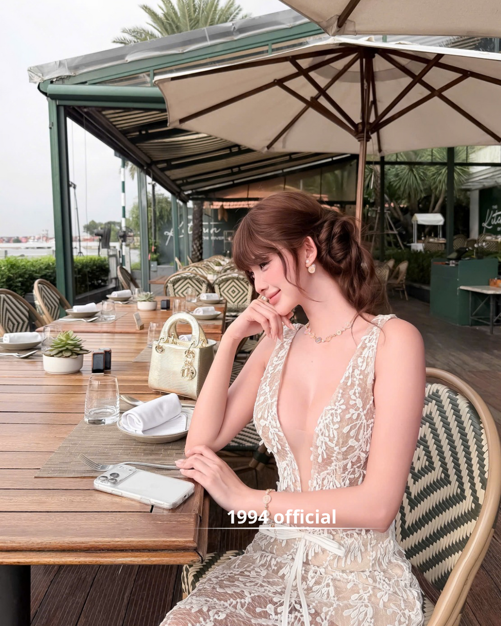 Pearl Ivory Lace Dress