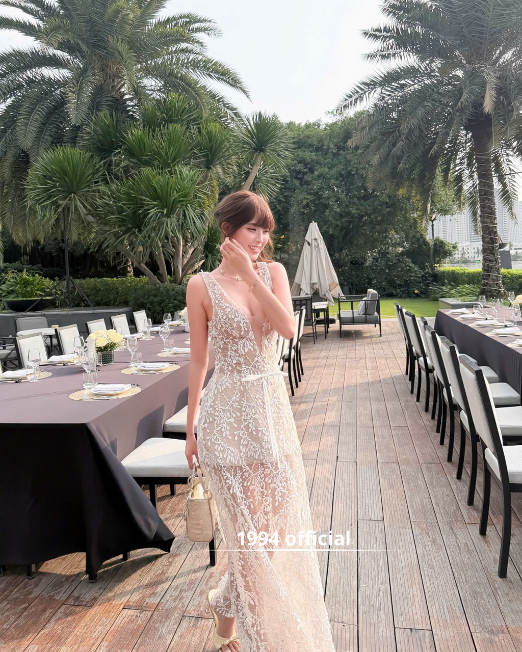 Pearl Ivory Lace Dress