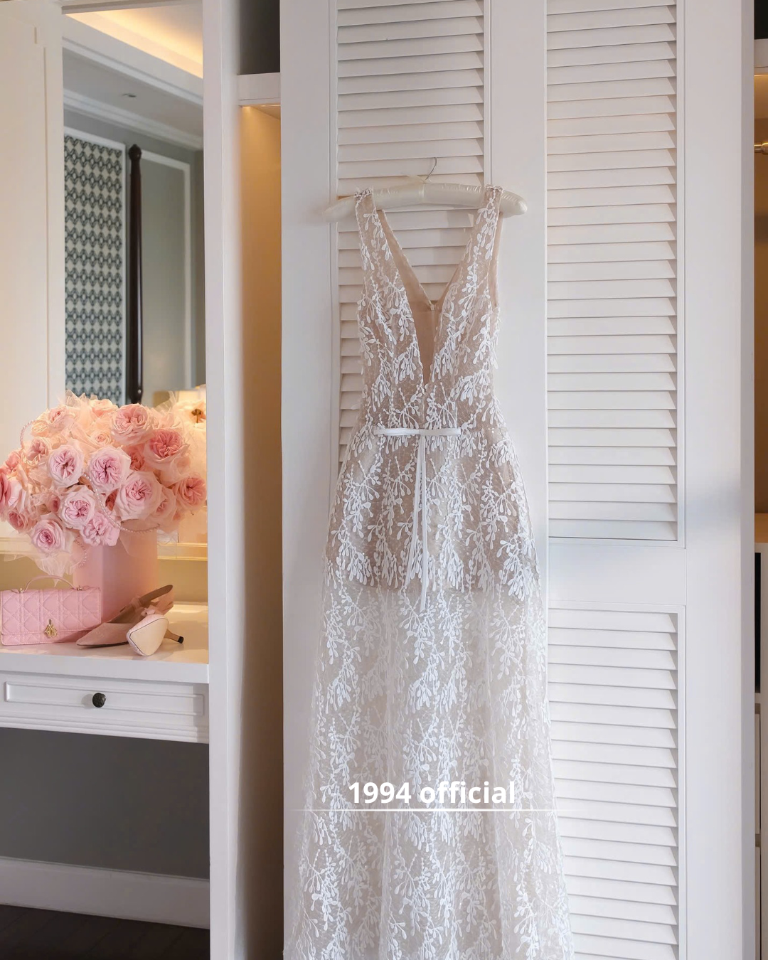 Pearl Ivory Lace Dress